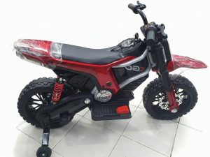 Rechargeable Electric Ride-On Bike for Kids – Training Wheels